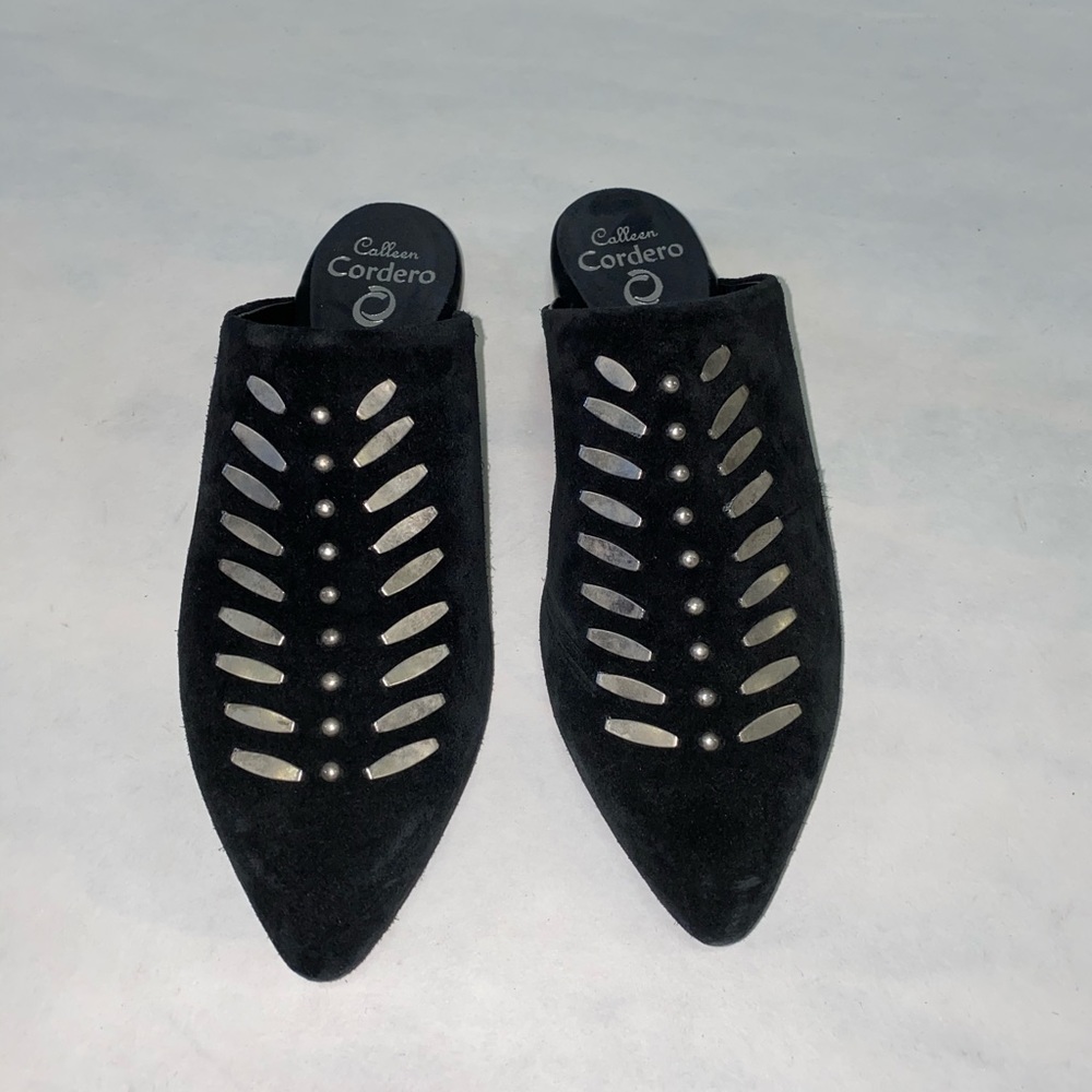 Suede Mule Slides
